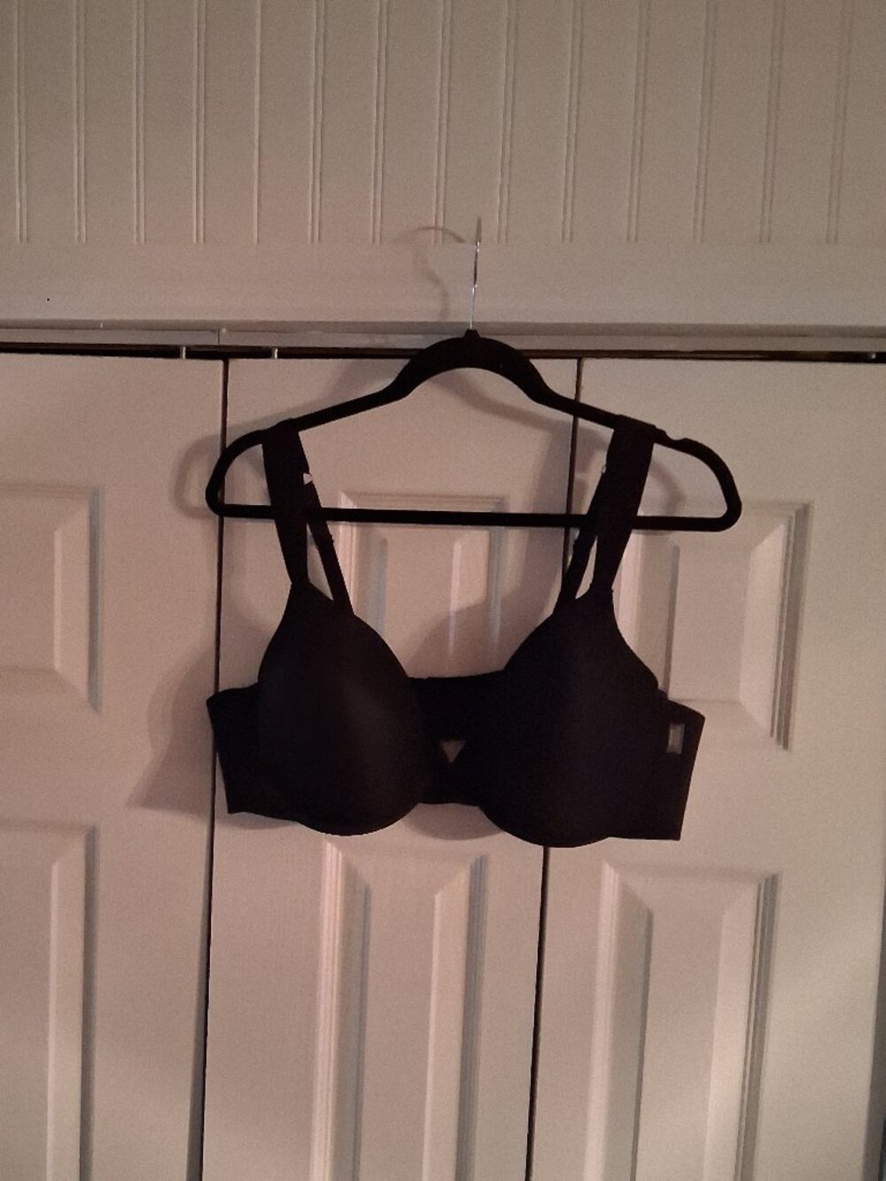 Vince Camuto Black Padded Underwire Bra Wide Back Full figured 42D NWOT